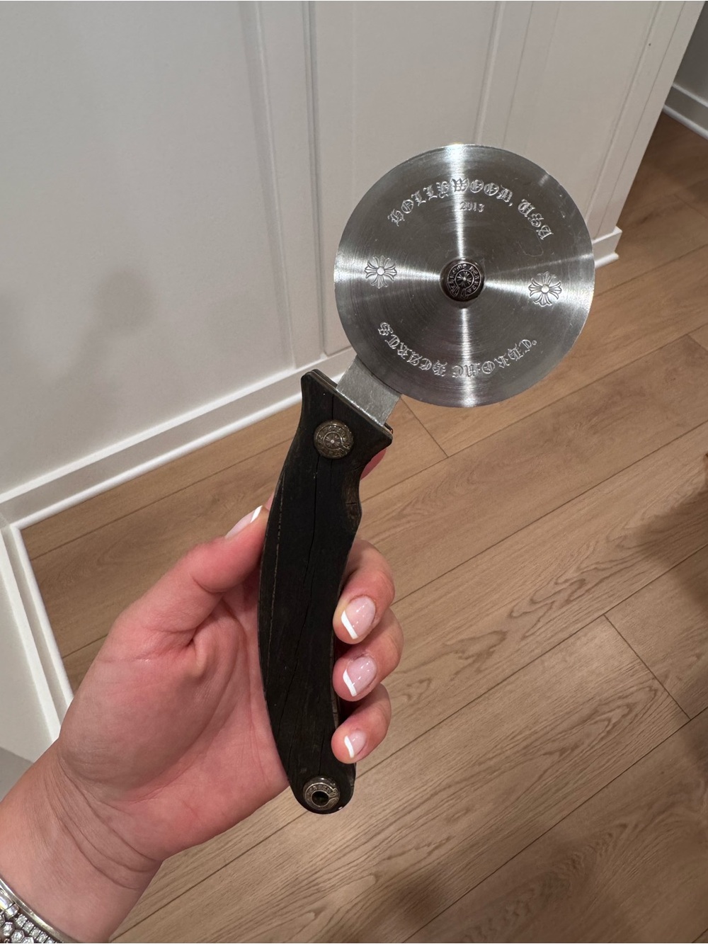 Authentic Chrome Hearts Pizza Cutter